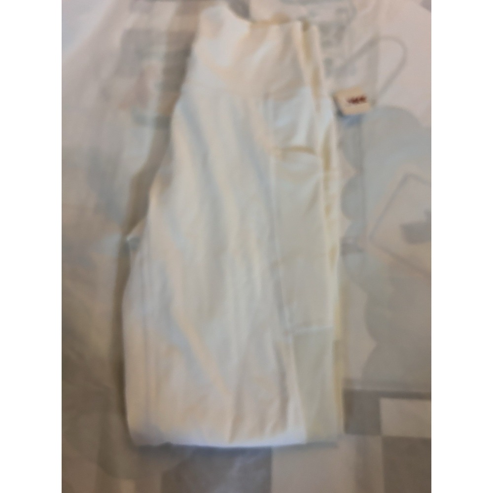 Aerie Chill Play Move Women's Leggings Cream Ivory White Size M Stretch